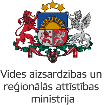 The Latvian Ministry of Environmental Protection and Regional Development logo